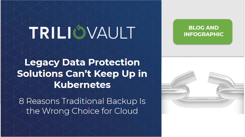 Legacy Data Protection Solutions Can't Keep Up in Kubernetes