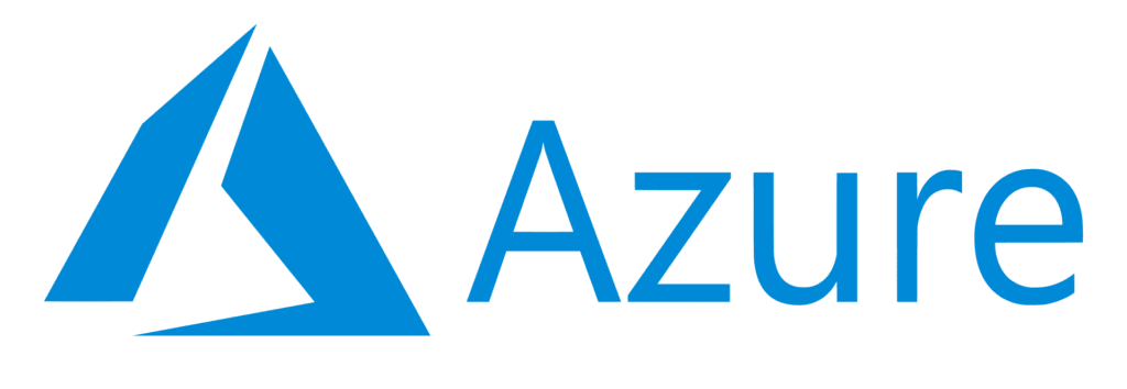 A logo of Azure