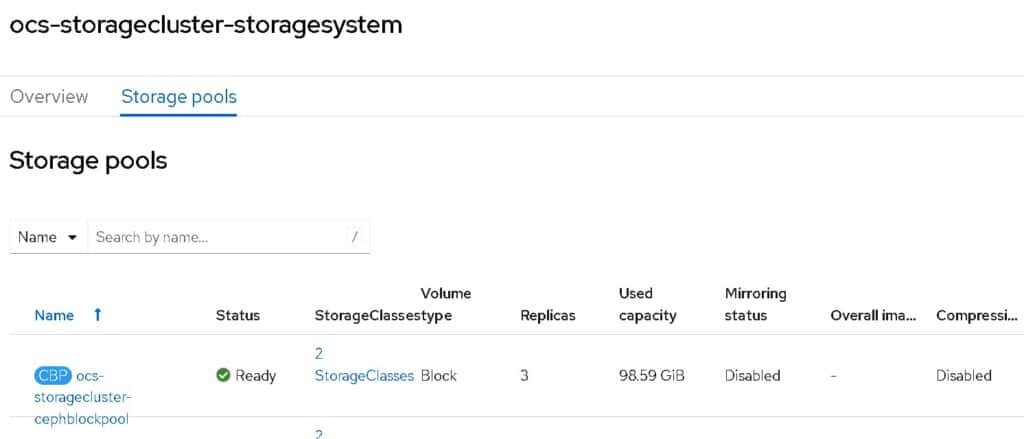 Monitoring the health of storage pools